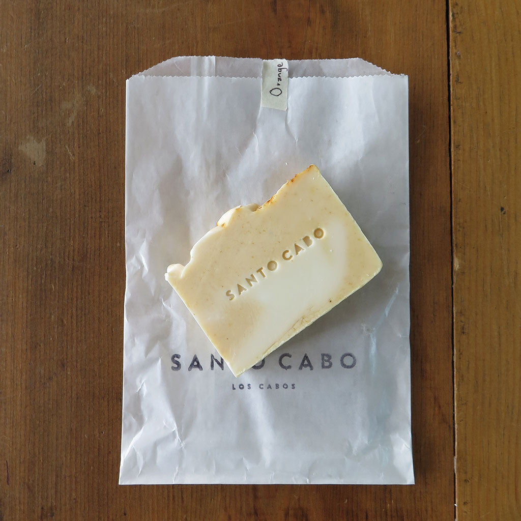 Orange Patchouli Bar Soap with Bag