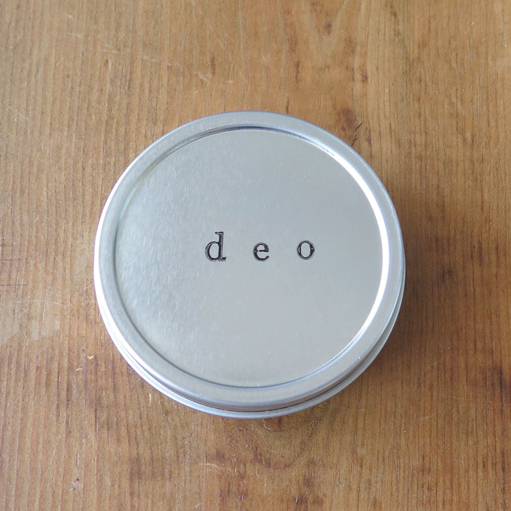 Deodorant Crème in a Tin Container